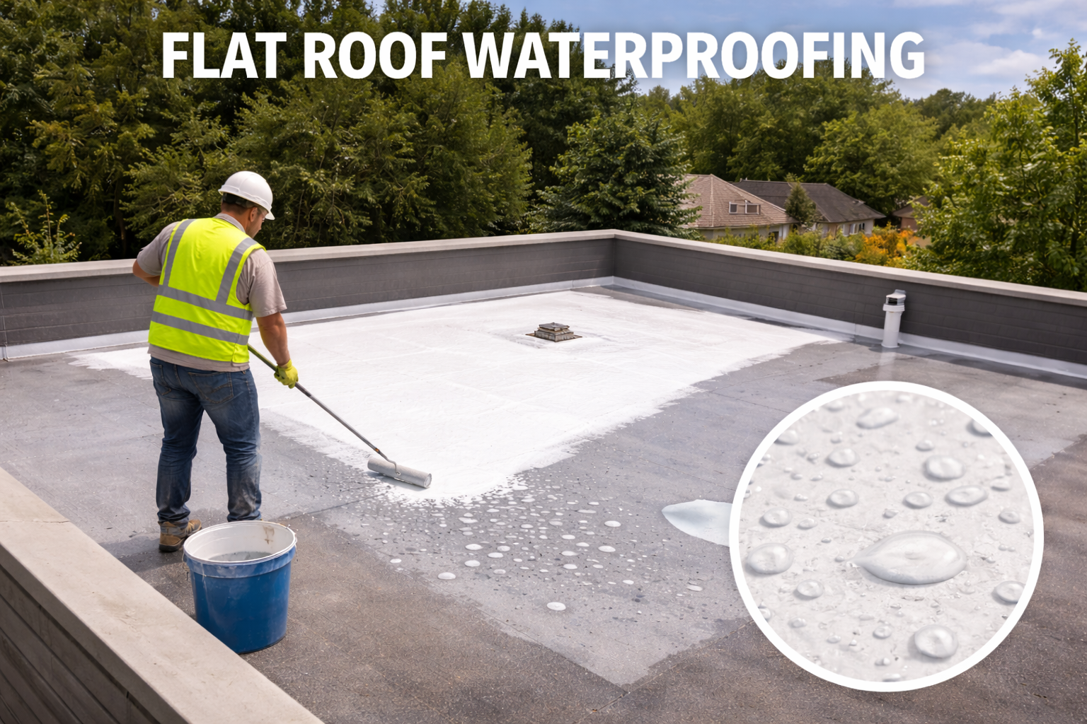 Waterproofing a Flat Roof: Methods, Products & Costs